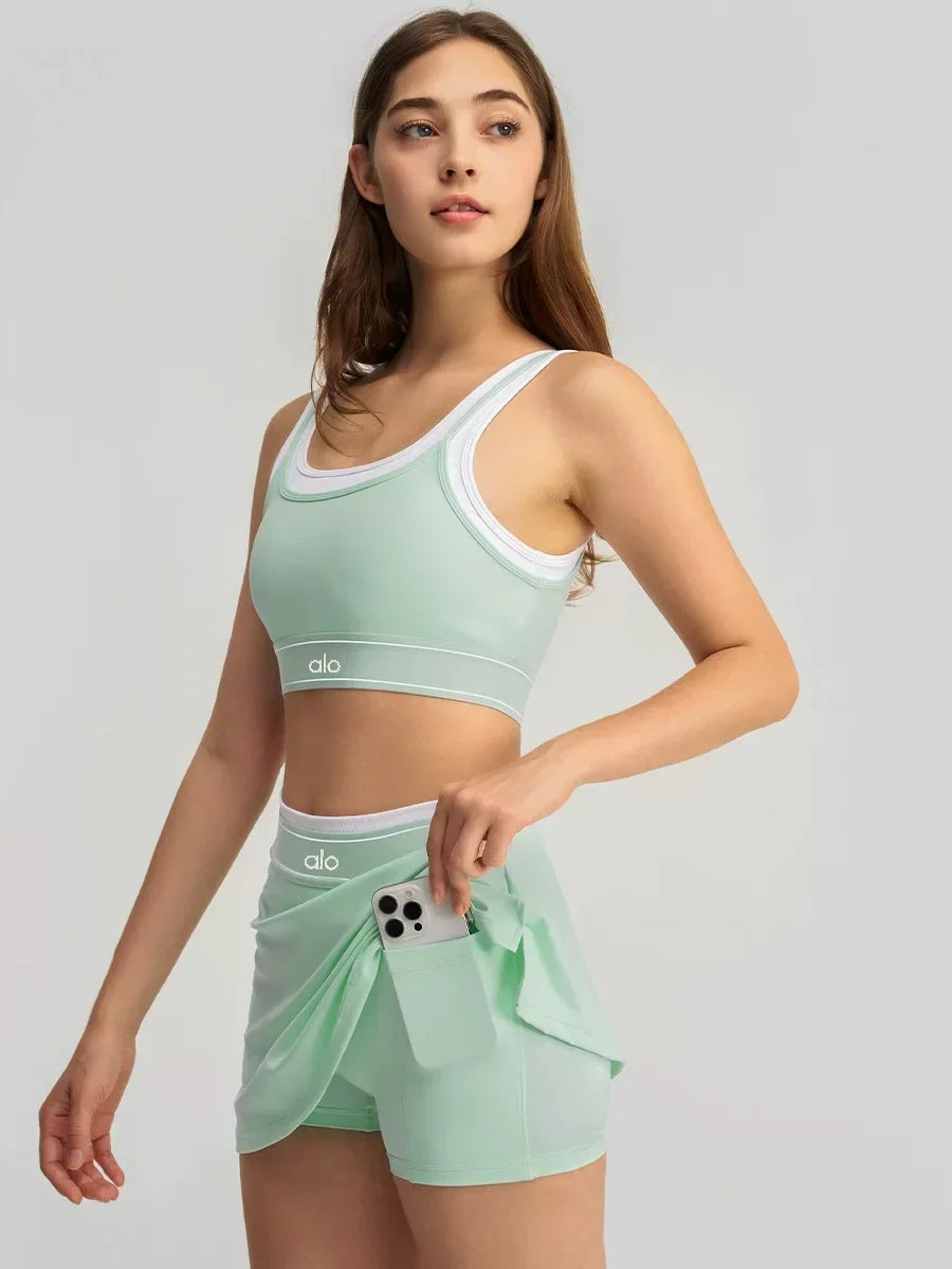 Ensemble Alo Airbrush Jupe-Short et Haut