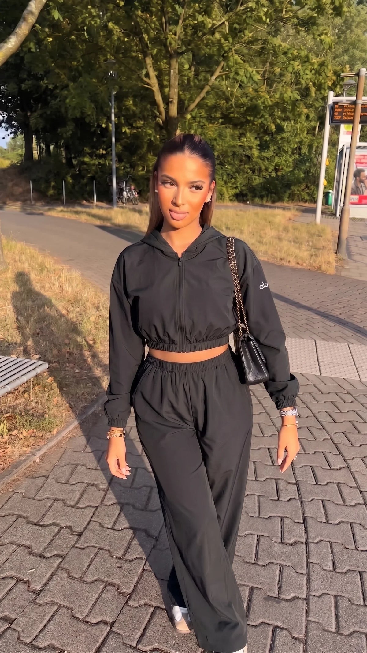 Ensemble Alo Breezy Long à Capuche