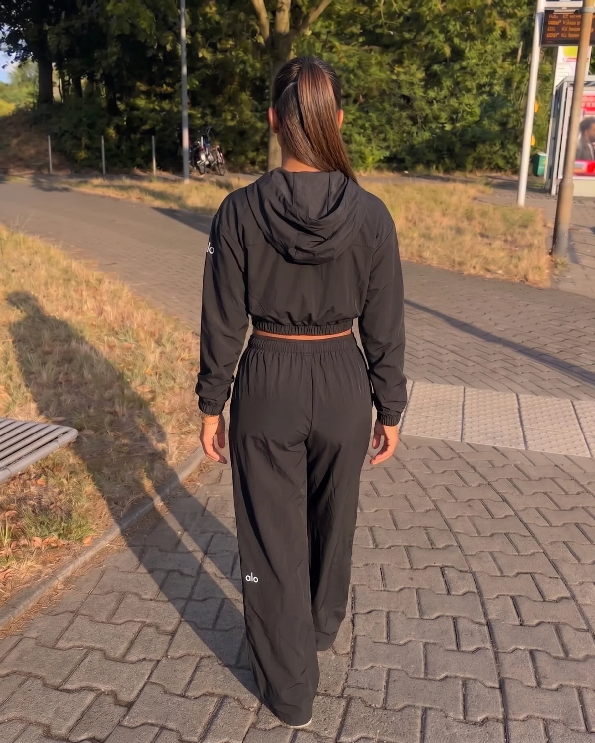 Ensemble Alo Breezy Long à Capuche