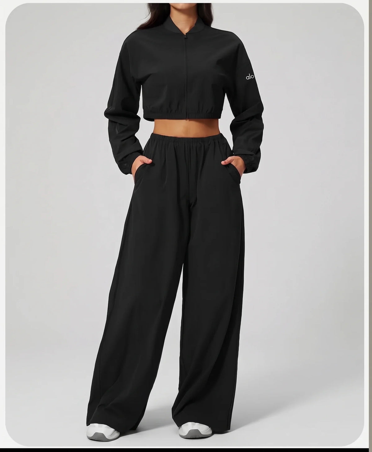 Ensemble Alo Breezy Long à Capuche