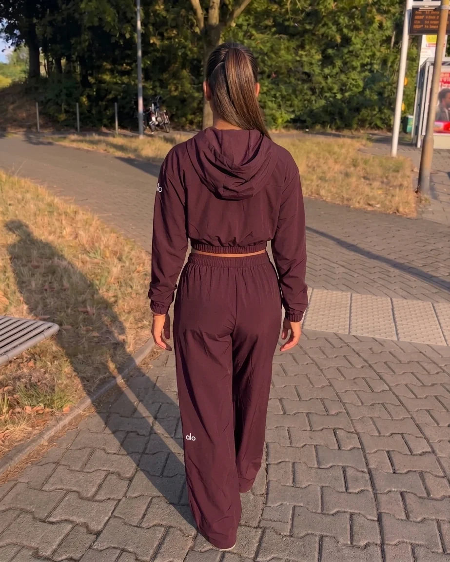 Ensemble Alo Breezy Long à Capuche