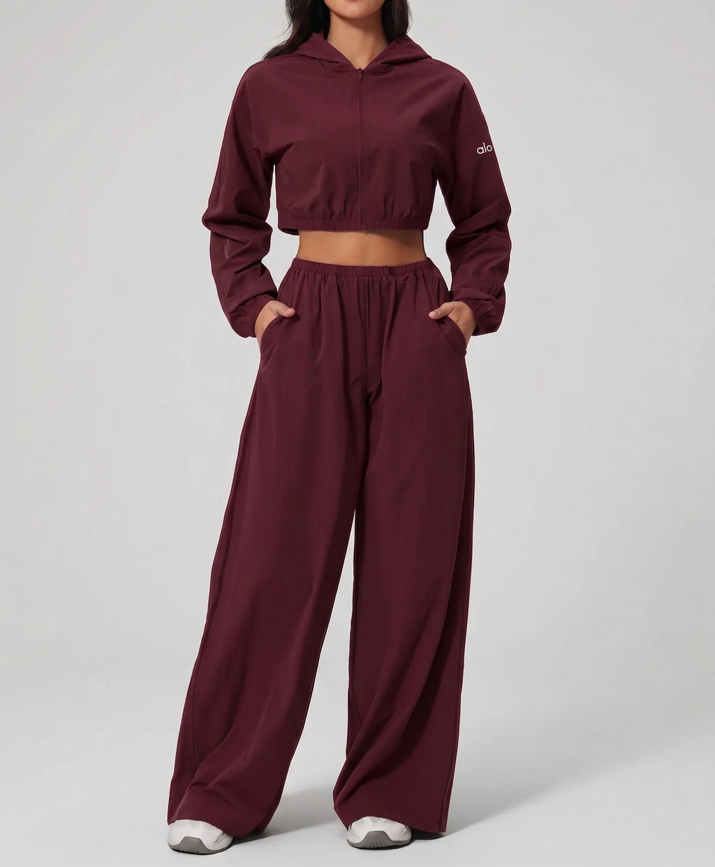 Ensemble Alo Breezy Long à Capuche