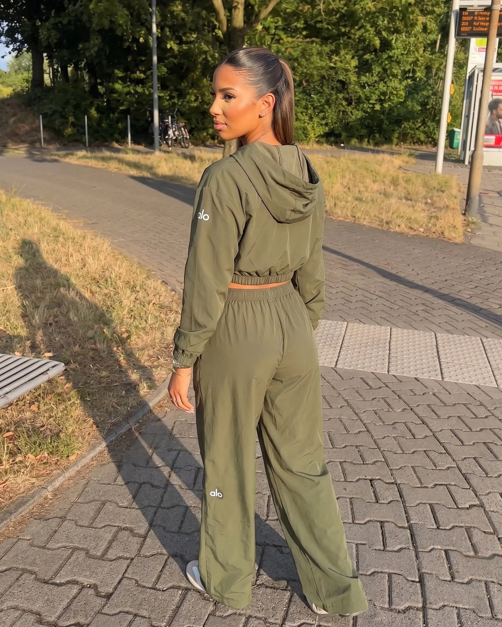 Ensemble Alo Breezy Long à Capuche