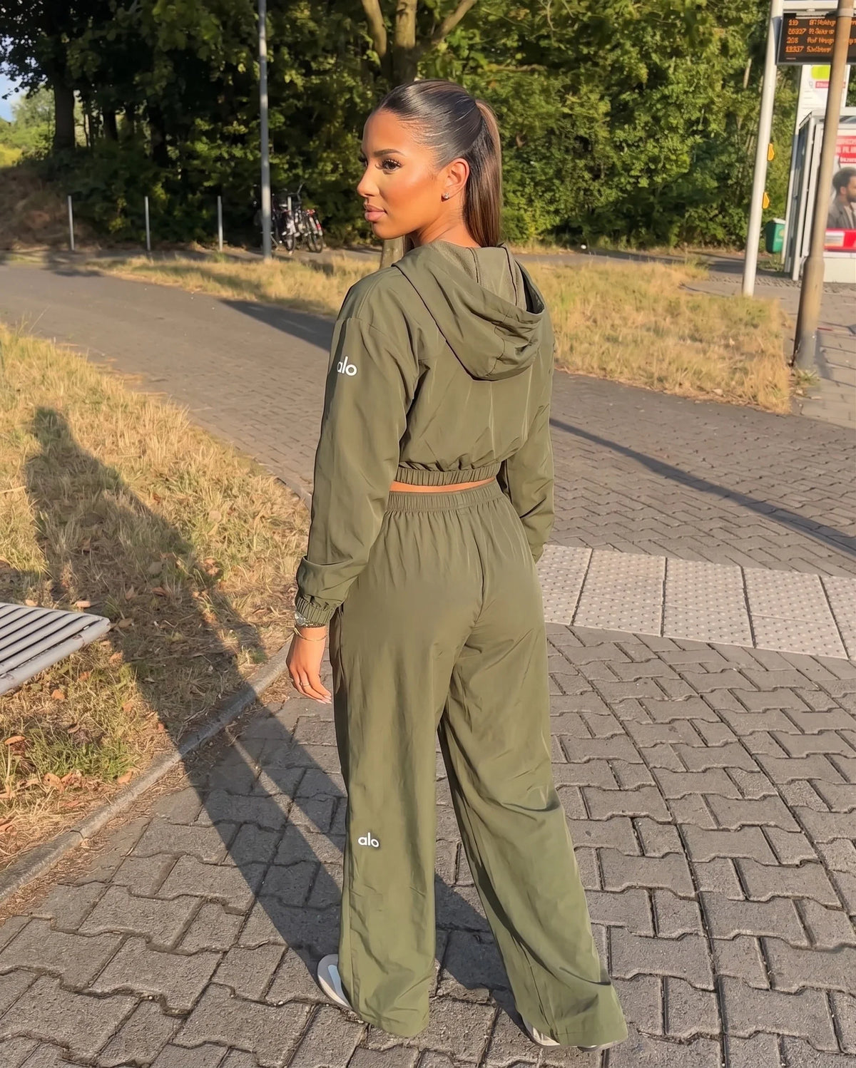 Ensemble Alo Breezy Long à Capuche