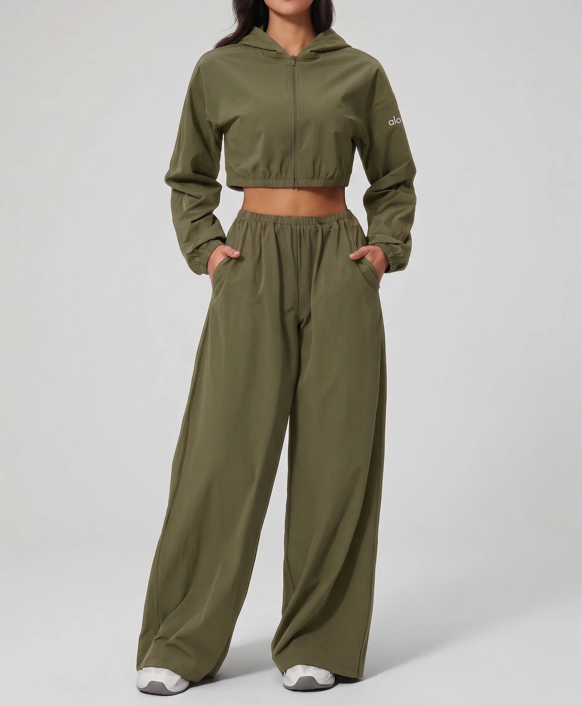Ensemble Alo Breezy Long à Capuche